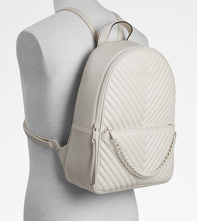 Buy Aldo AZARIAN Quilted Backpack In White 6thStreet Qatar