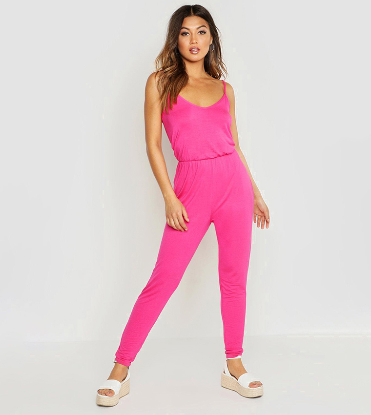 Basic store cami jumpsuit