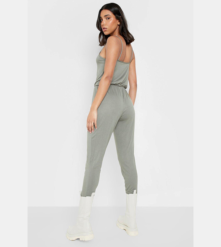 Basic store cami jumpsuit