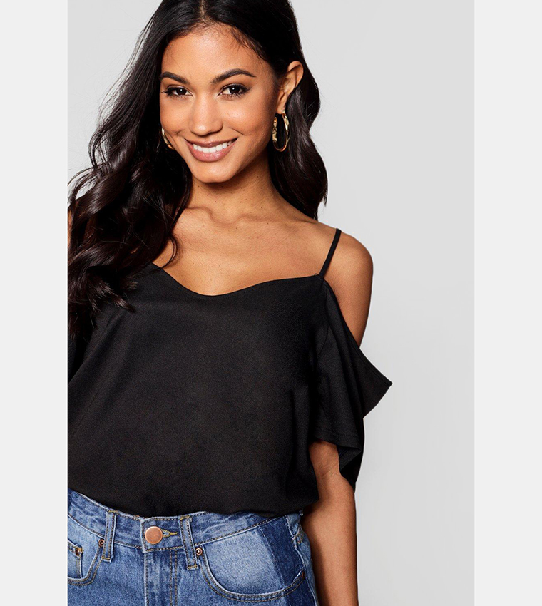 Open shoulder online shirt