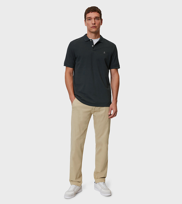 Logo Detail Short Sleeves Polo T-Shirt