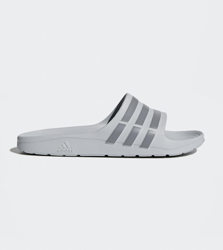Buy Adidas Duramo Slide Slides Clear Onix Grey Clear Onix In Grey 6thStreet Qatar