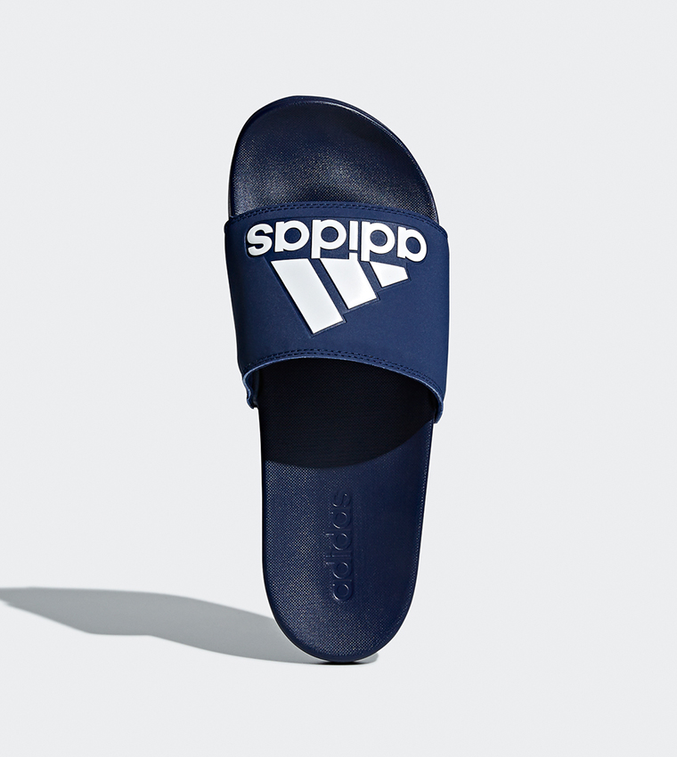 Buy Adidas Adilette Comfort Slides Dark Blue Ftwr White Dark Blue In Blue 6thStreet UAE
