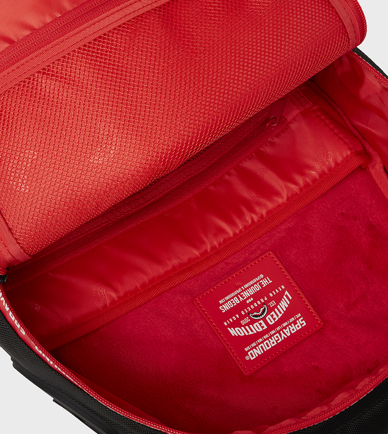 Printed Zipper Shark DLX Backpack