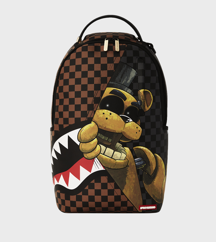 Buy Sprayground 5 Nights At Freddy s Sneak Golden Freddy Print DLXSV Backpack In Multiple Colors 6thStreet Oman