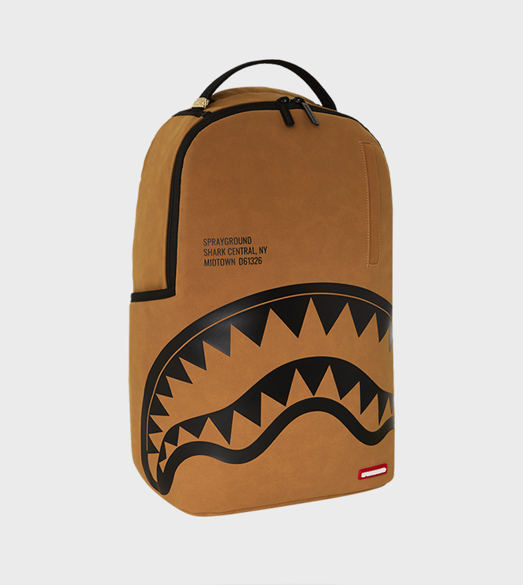 Shark Central DLX-Faux Suede Backpack