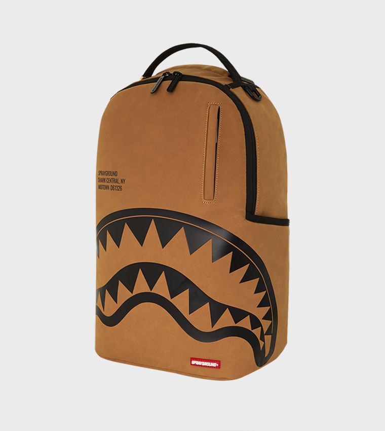 Shark Central DLX-Faux Suede Backpack