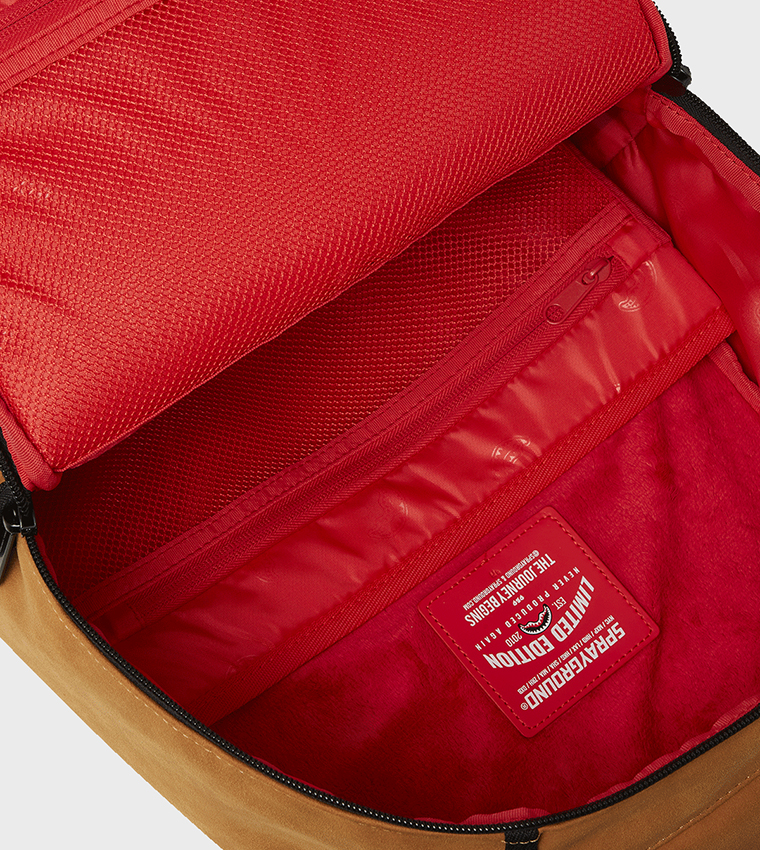 Shark Central DLX-Faux Suede Backpack