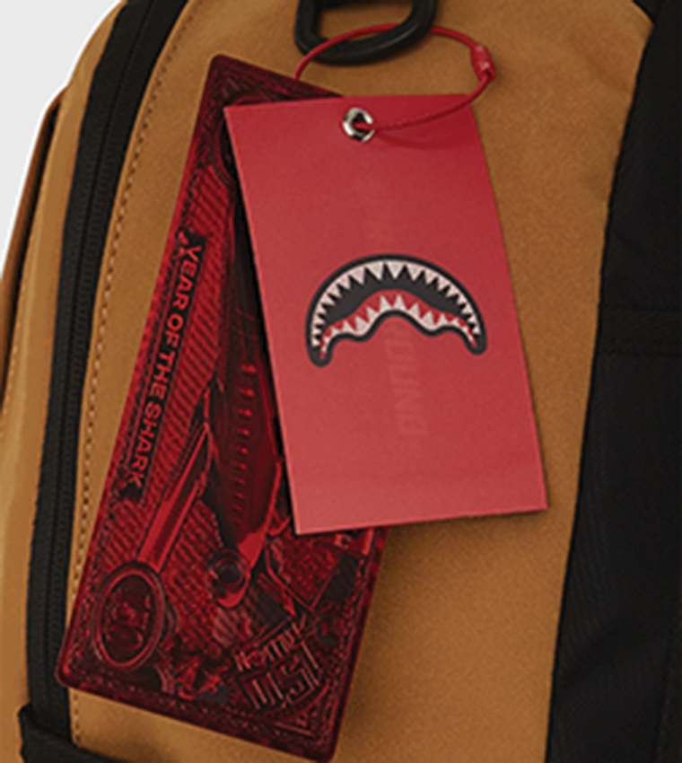 Shark Central DLX-Faux Suede Backpack
