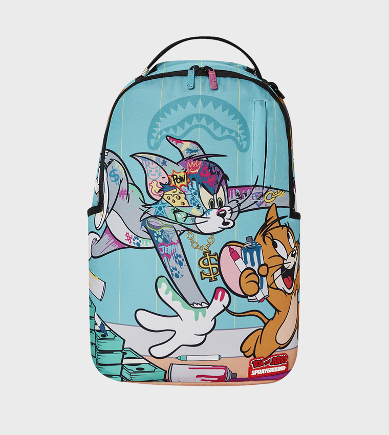 حقيبة ظهر بطبعة توم اند جيري