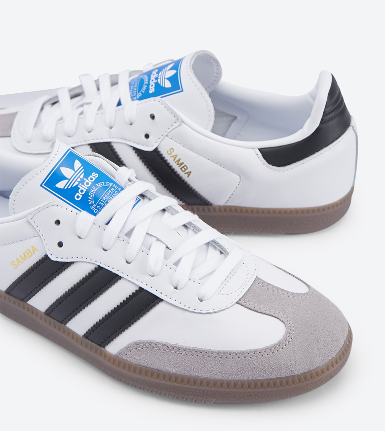 Samba OG Lace-Up Sneakers - White B75806