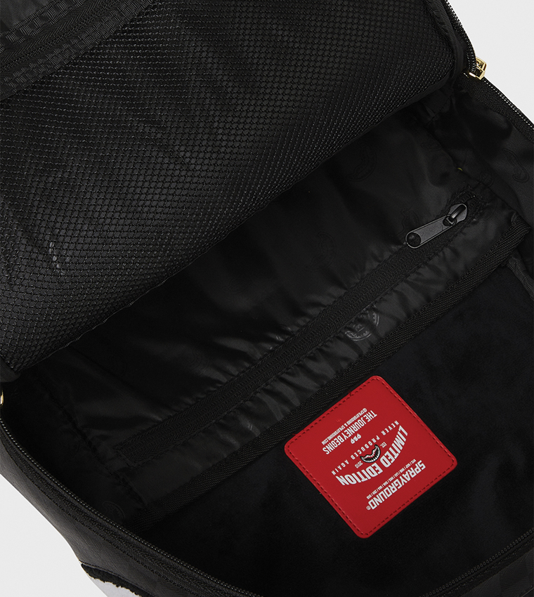 Black Chenille Sip DLXSV Backpack