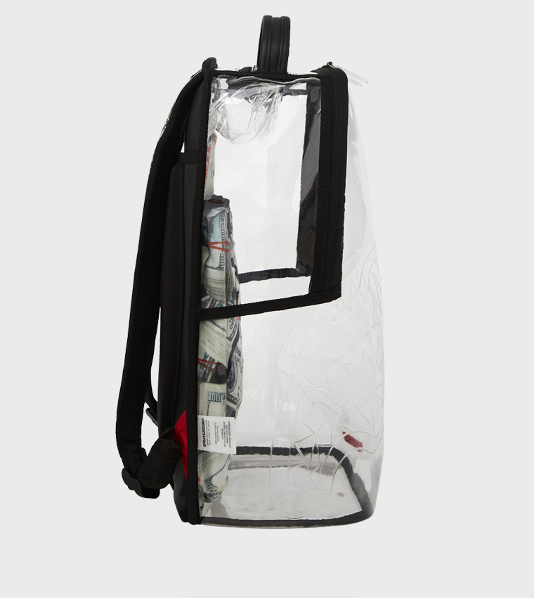 Money Pile Clear DLXS Backpack