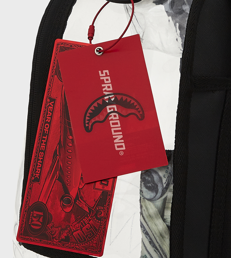 Money Pile Clear DLXS Backpack