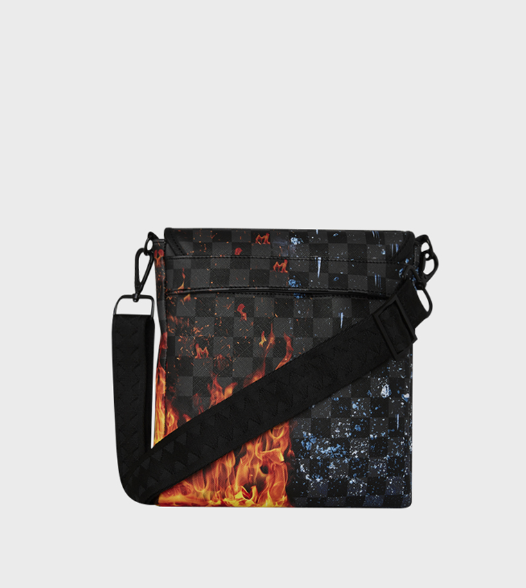 Fire & Ice Shark Messenger Sling