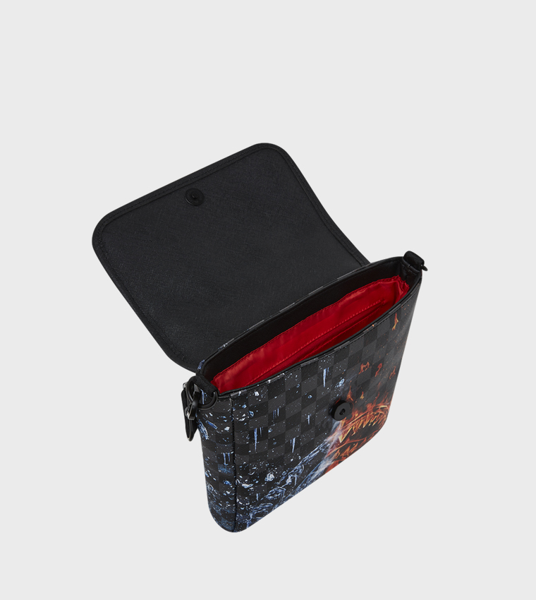 Fire & Ice Shark Messenger Sling
