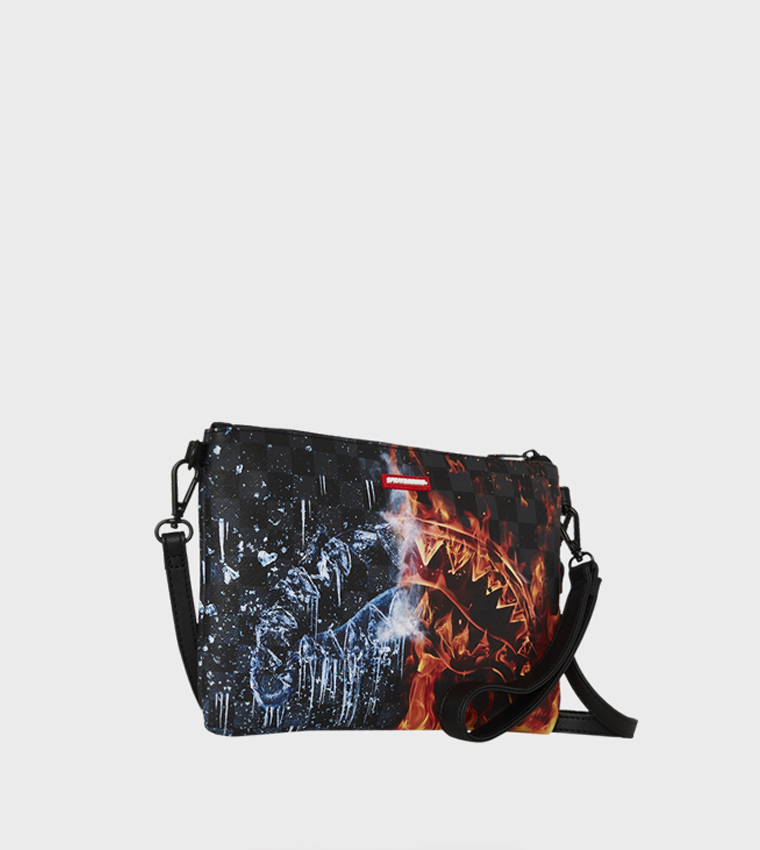 Fire & Ice Shark Crossover Clutch