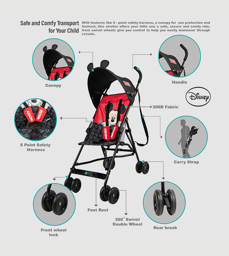 Disney Mickey Mouse Buggy Stroller
