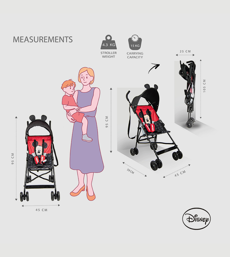 Disney Mickey Mouse Buggy Stroller