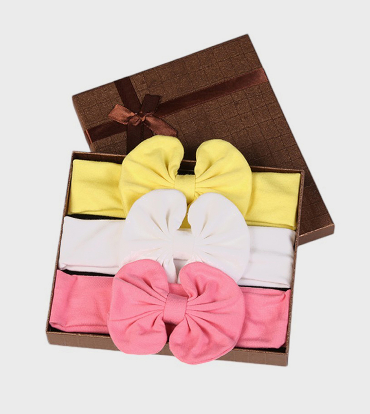 Olivia Box of 3 Bow Headbands