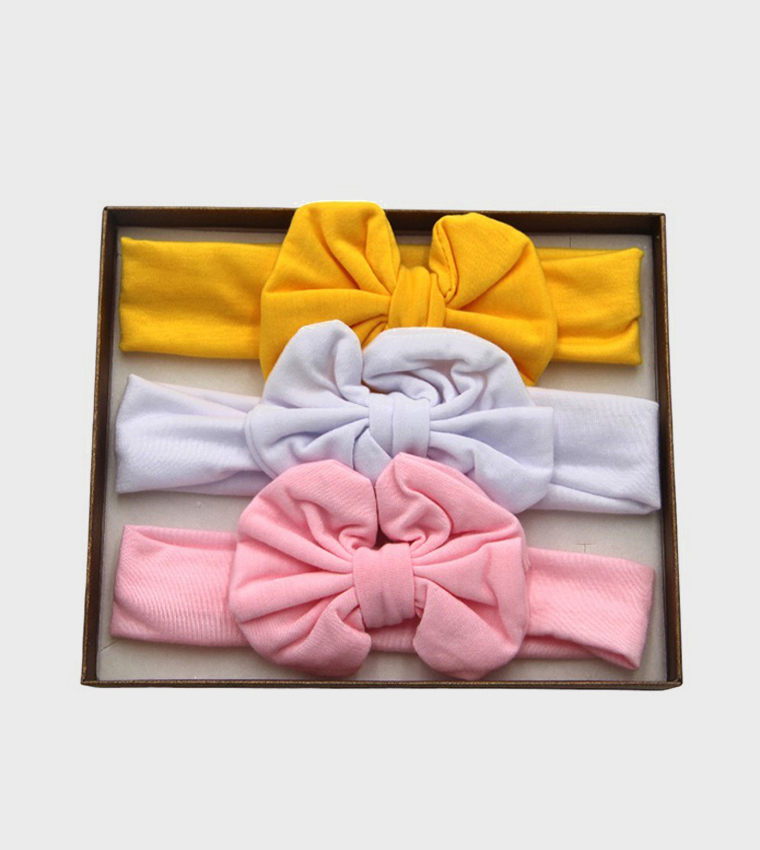 Olivia Box of 3 Bow Headbands
