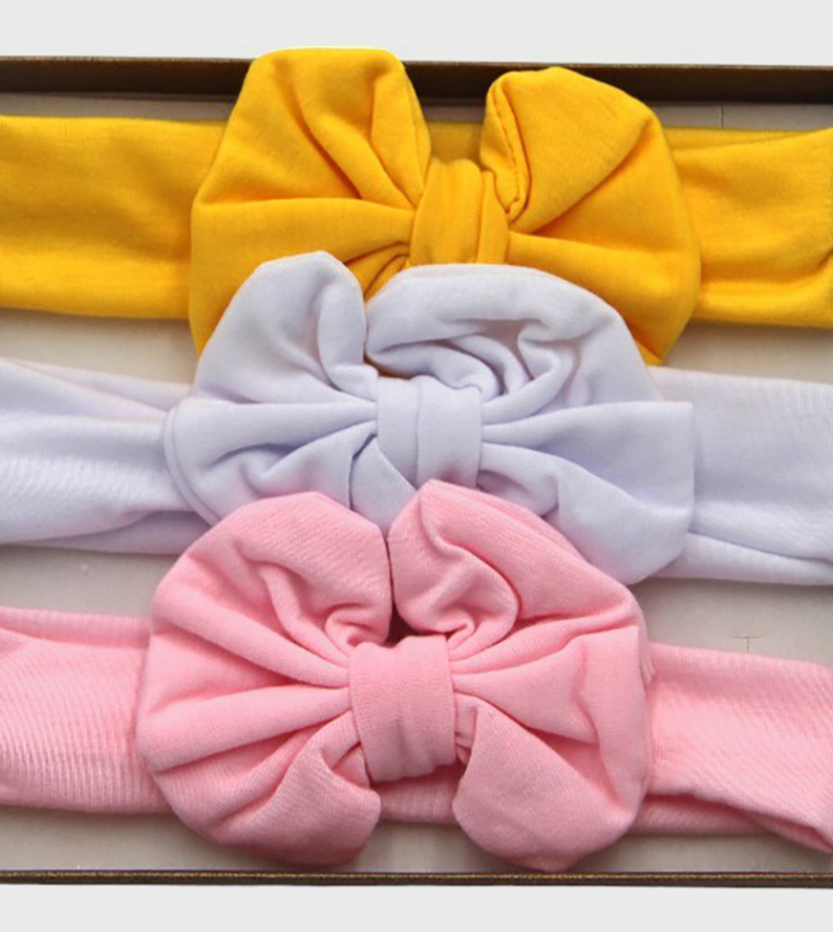 Olivia Box of 3 Bow Headbands