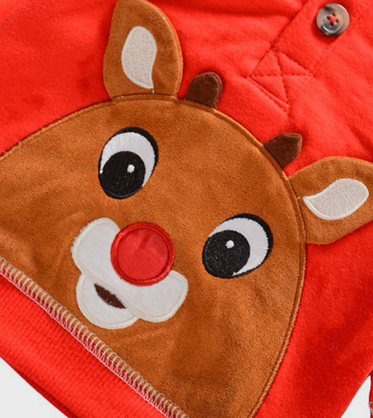 Appliqued Hooded Pyjama Set