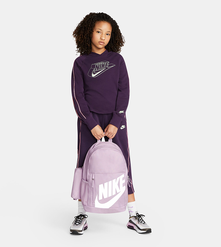 Buy Nike Elemental Logo Detailed Backpack With Pouch In Pink ...