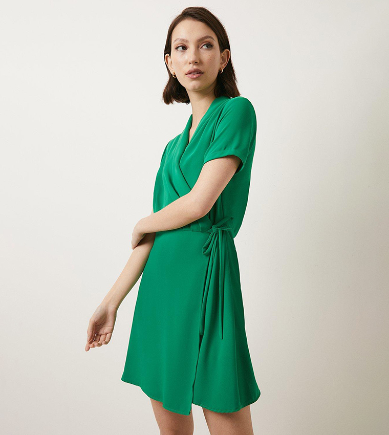 Oasis green skater clearance dress