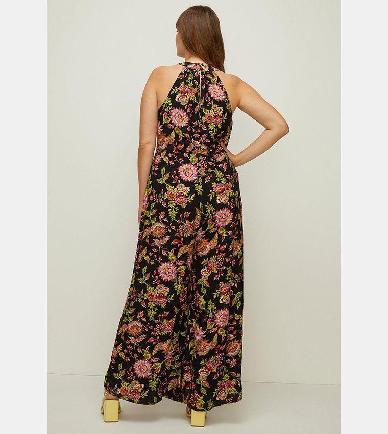 Floral Oasis Cotton Jumpsuit