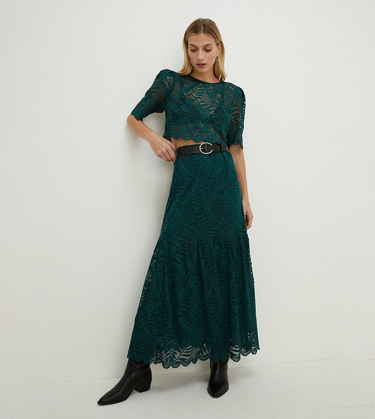 Green hotsell skirt oasis