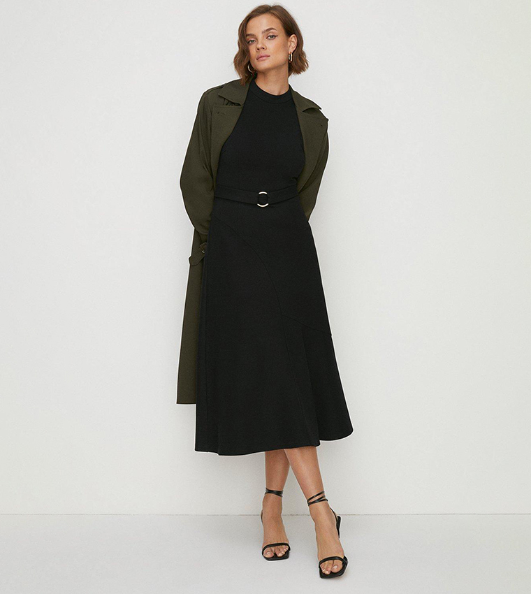 Oasis high neck midi dress on sale