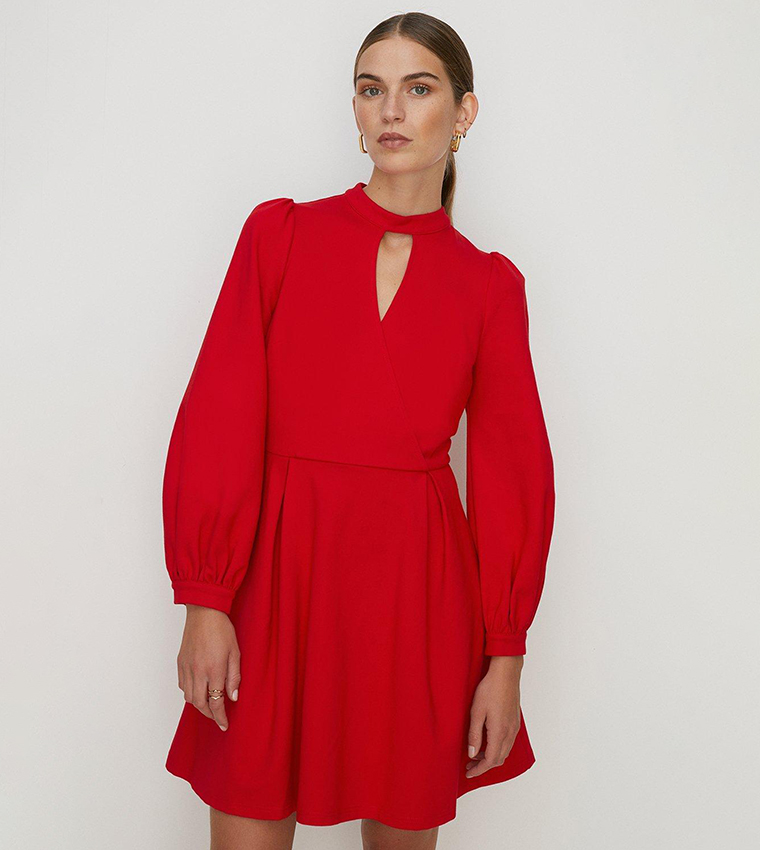 Oasis red lace dress hotsell