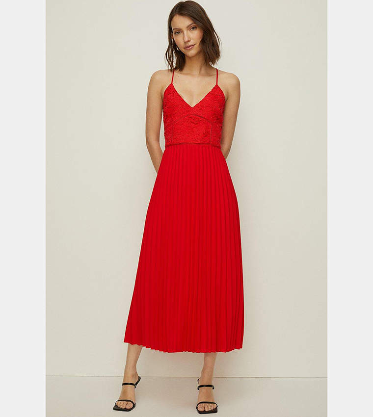 Oasis red dress best sale