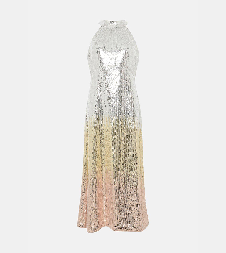 Oasis ombre sequin dress hotsell