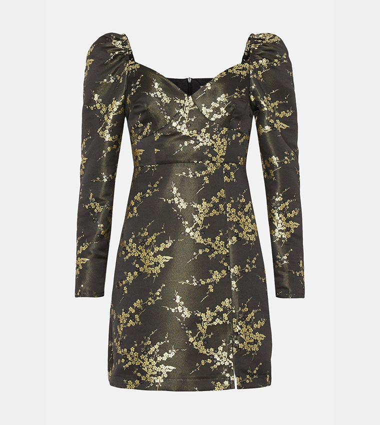 Oasis black and gold dress shops