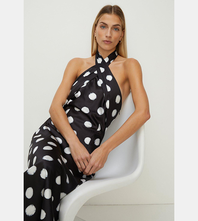 Oasis spot shop midi dress