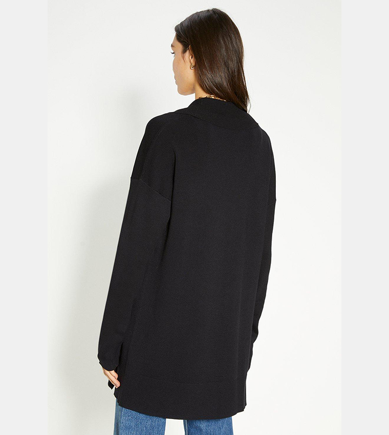 Oasis ribbed hotsell long cardigan