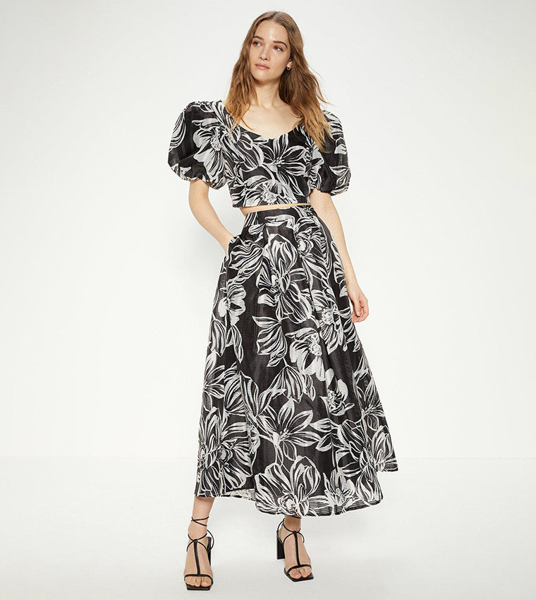 Pleated midi skirt oasis best sale