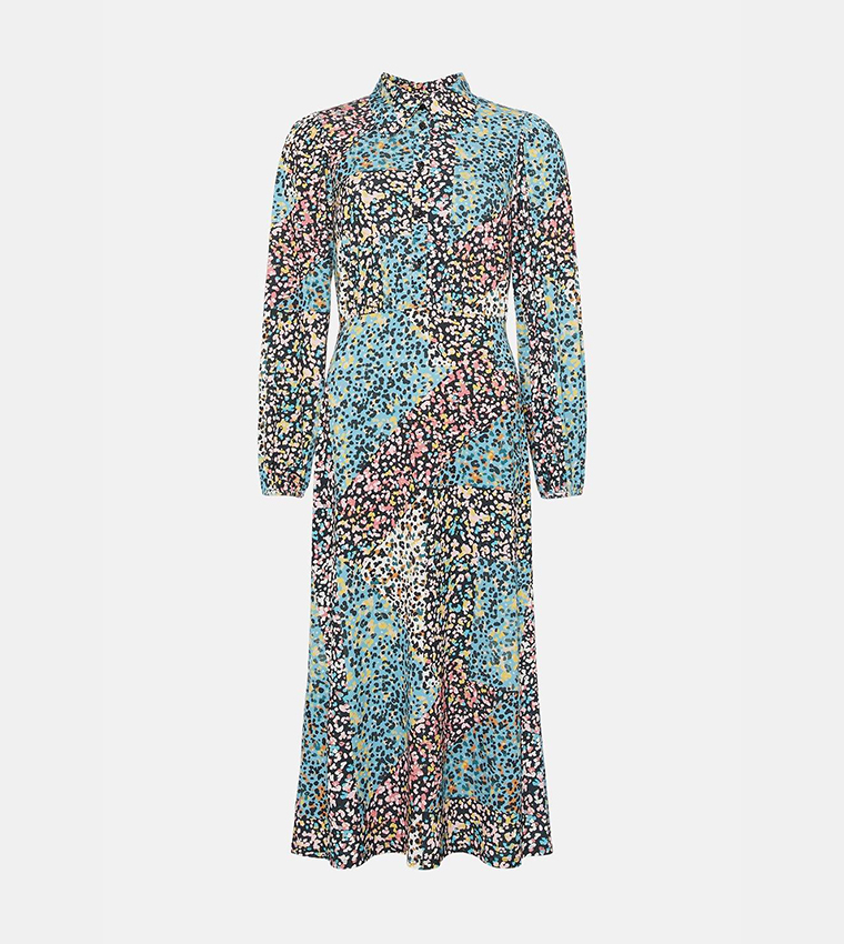 Oasis animal clearance shirt dress