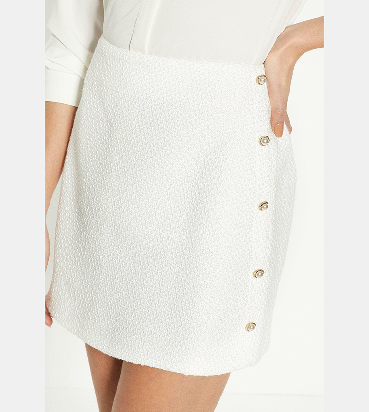 Oasis tweed outlet mini skirt