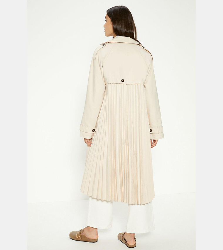 Sandro Coast Pleated Trench Coat Buy Oasis Pleat Detail Belted
