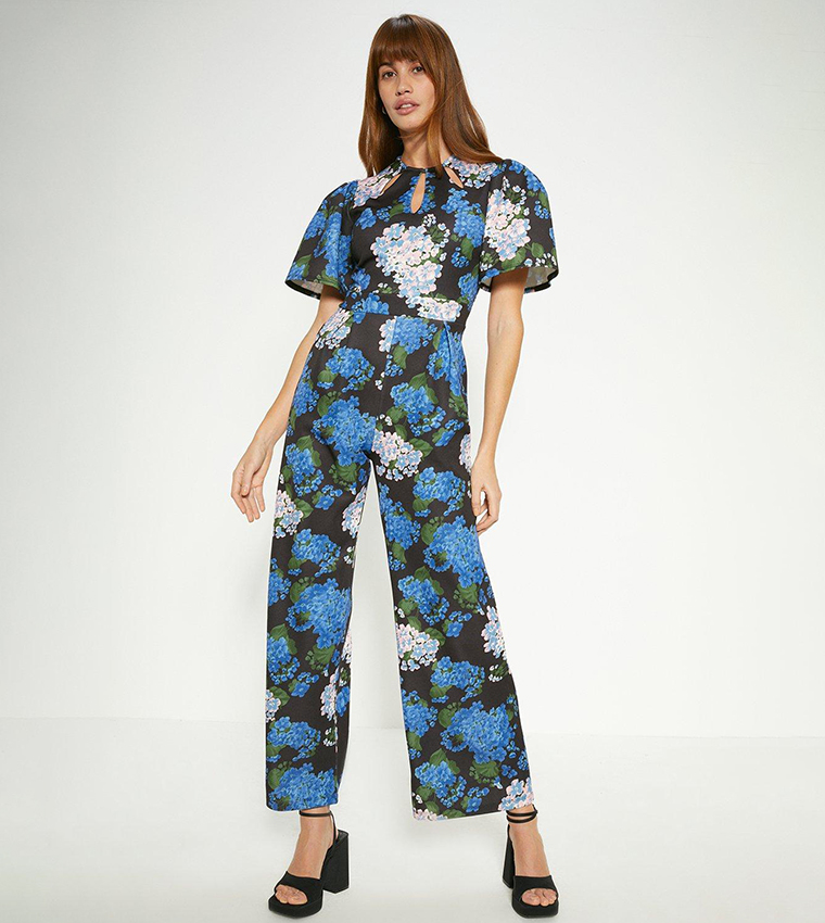 Coast print cheap scuba jumpsuit