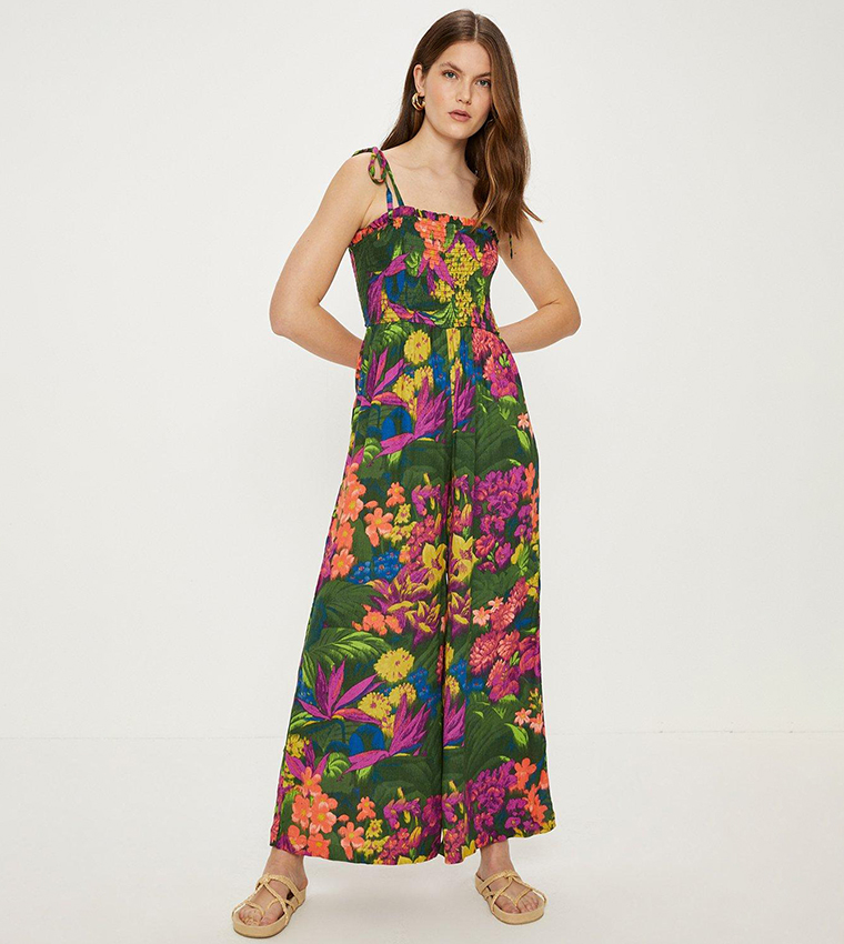 Oasis store tropical jumpsuit