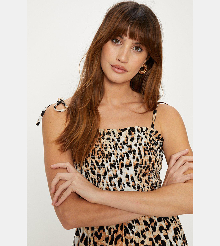 Oasis animal hot sale dress