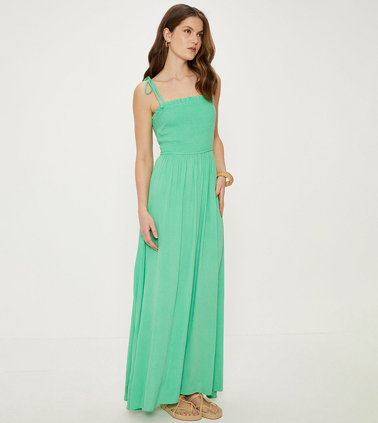 Oasis green deals maxi dress