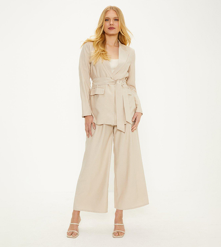 Oasis cropped wide leg trousers best sale