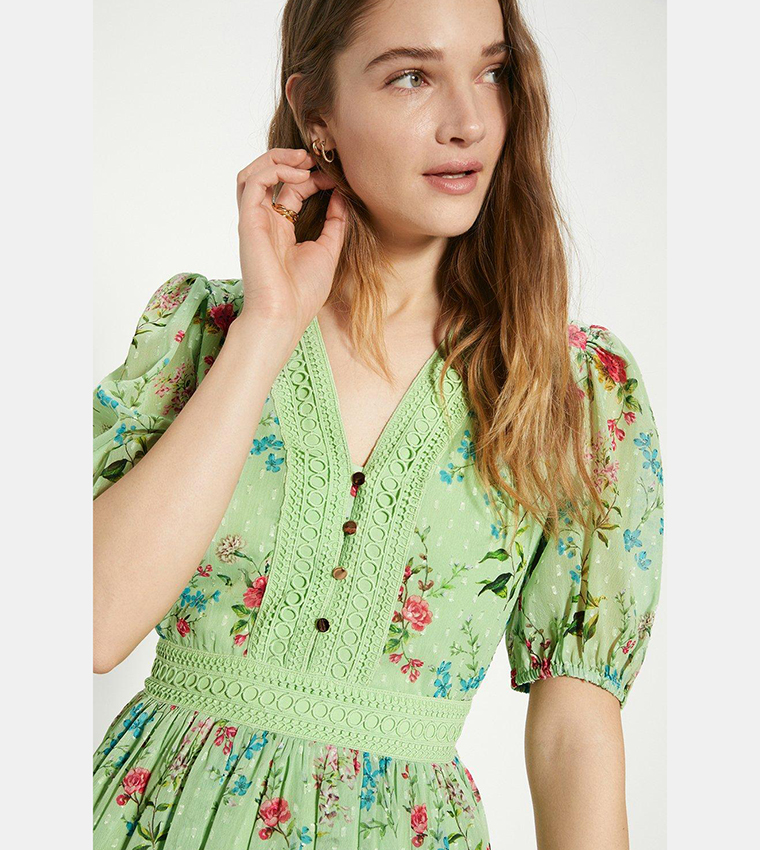 Oasis dobby outlet dress