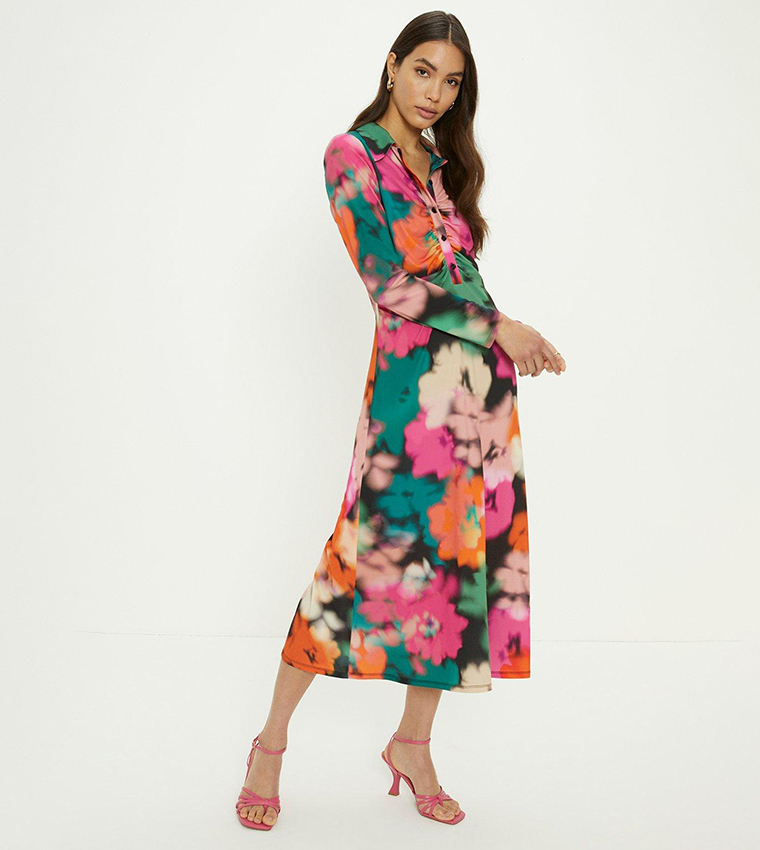 Oasis floral 2024 blouse dress