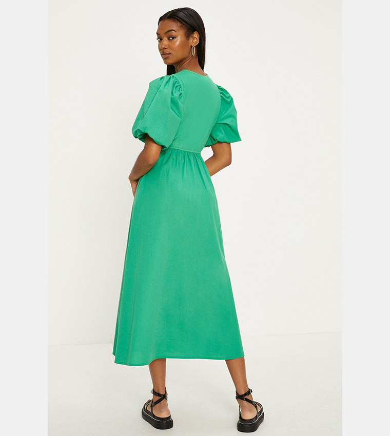 Midi casual clearance dresses with sleeves